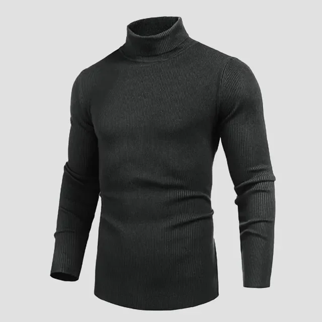 Blusa Cacharrel Masculina Ribana Canelada Manga Longa