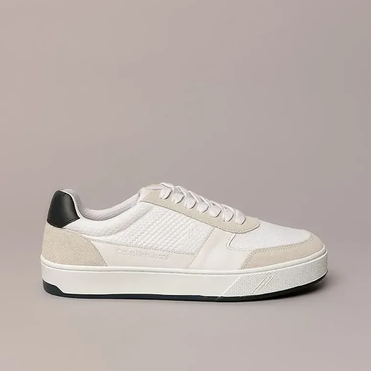 Tênis Ckj Palito Knitting Layers - Branco Branco 44