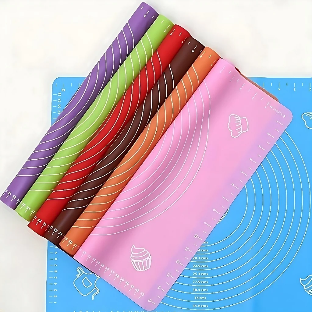 Tapete De Silicone Antiaderente Culinário 40X50CM Para Abrir Massa Confeitaria