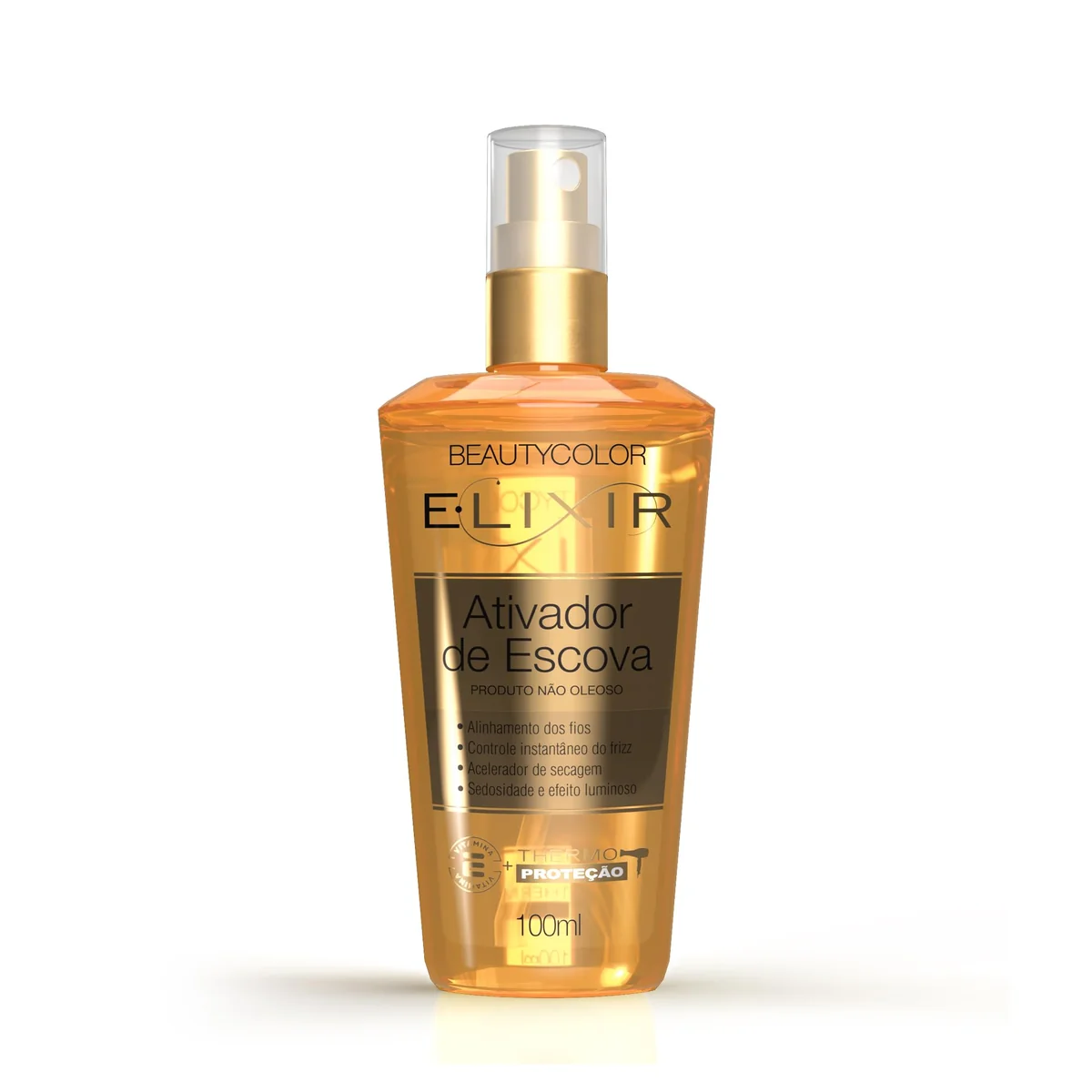 Ativador de Escova E.lixir BEAUTYCOLOR - Facilita a Escovação, Ação Antifrizz e Proteção Térmica - 100ml