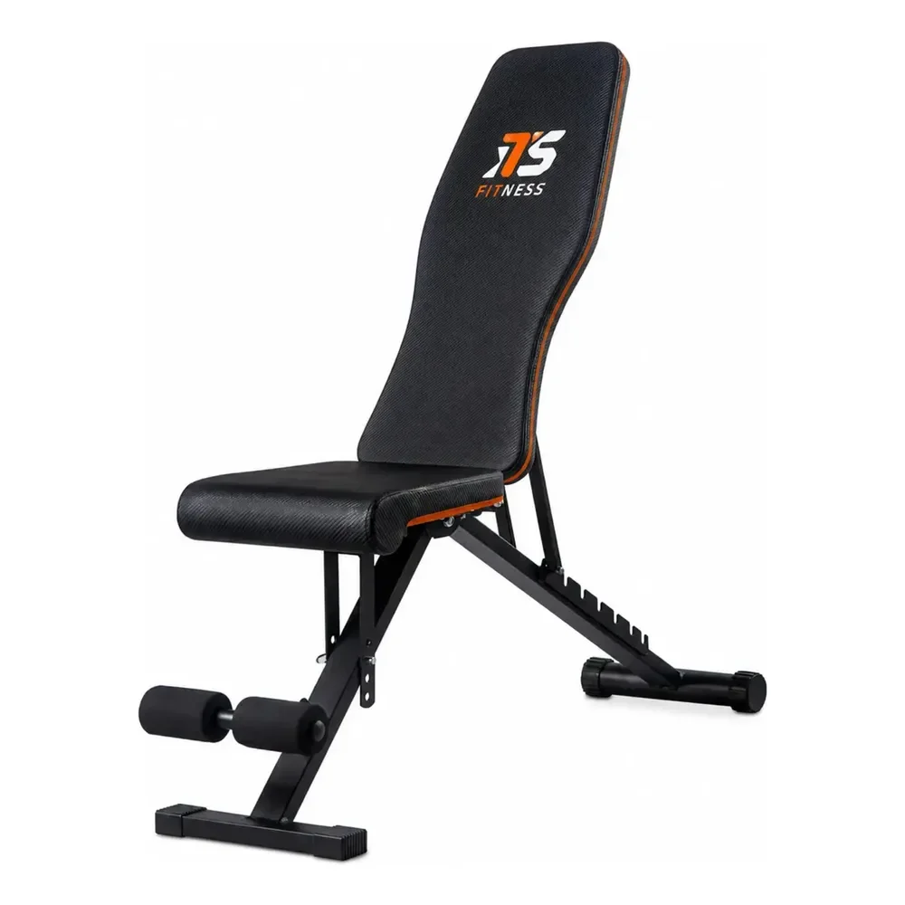 Banco Ajustável Para Musculação Its Fitness, Dobrável E Com 7 Posições Preto