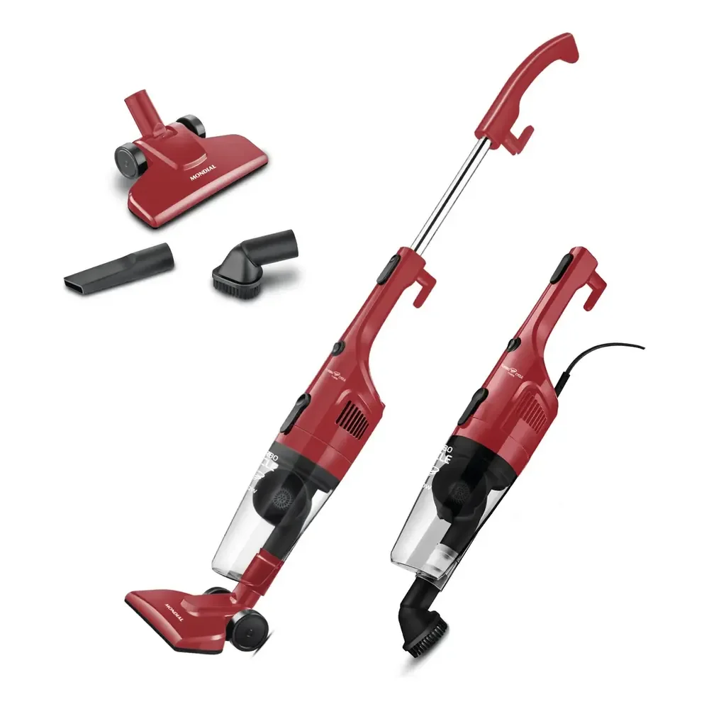 Aspirador De Pó Turbo Cycle, Mondial, 1100w - Ap-36 Vermelho/preto 127v