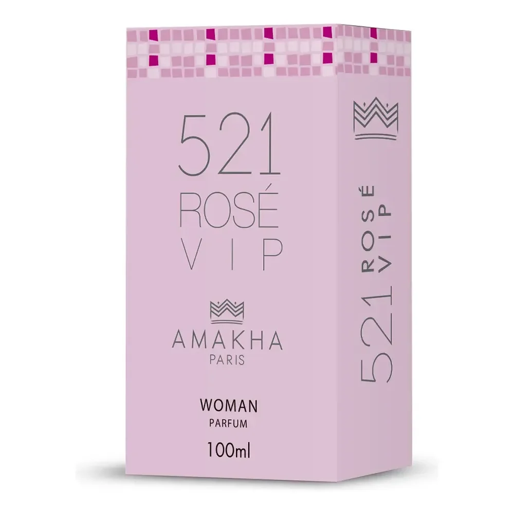 Deo Colônia Feminino 521 Vip Rosé 100ml - Amakha Paris