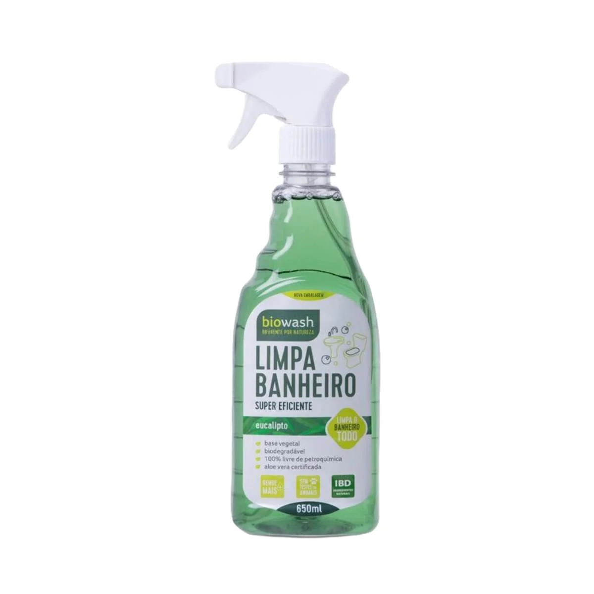 Biowash Limpa Banheiro Gatilho 650ml