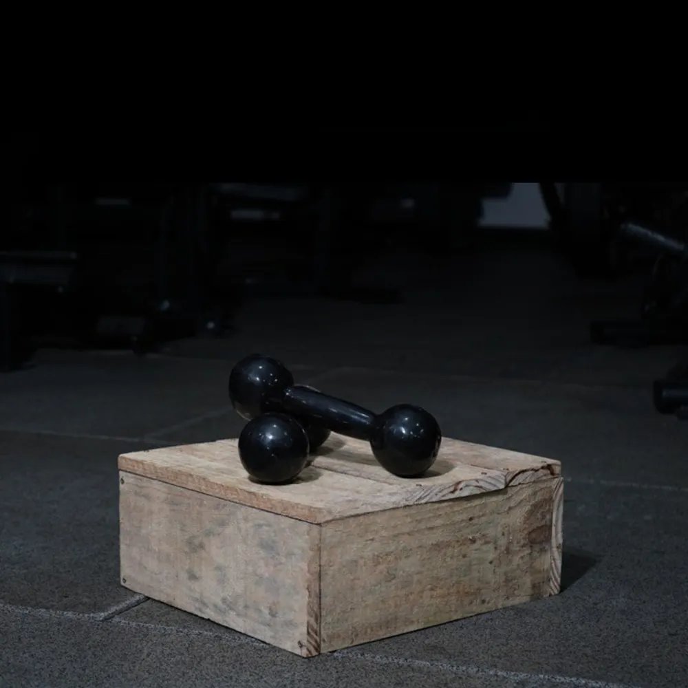 Par Halter Bola Emborrachado de 2kg para Exercício e Fisioterapia