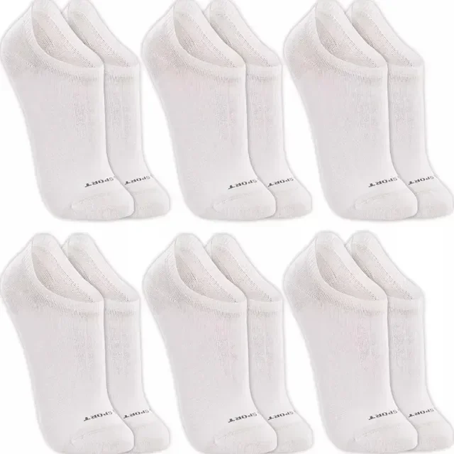 Kit Com 6 Pares De Meia Soquete Algodão Adulto Lupo Sport