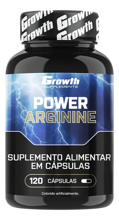 Power Arginine 120 Cáps. (600mg) Growth Supplements