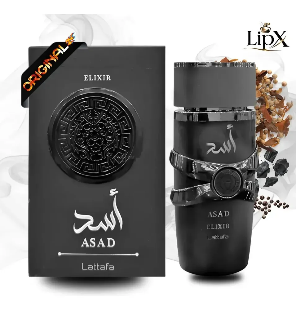Perfume Asad Elixir 100ml Eau De Parfum Original Edp Lançamento 2026 Original C/ Nf