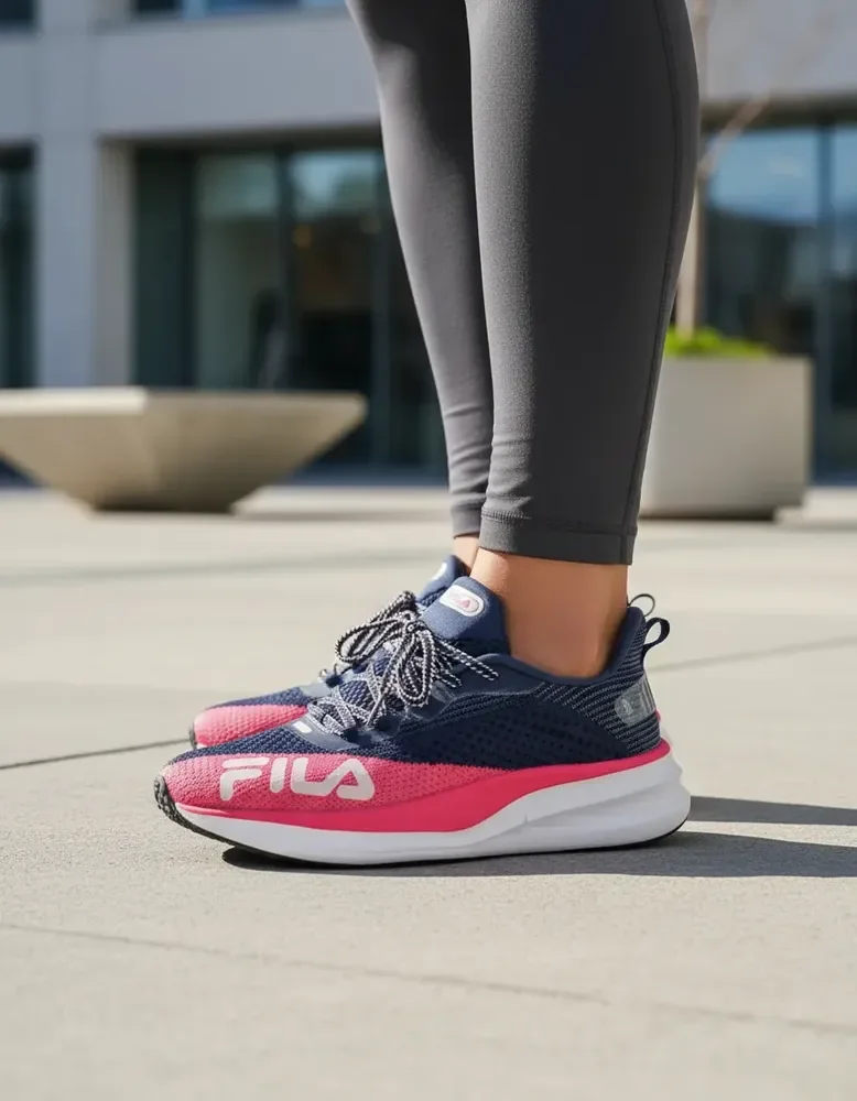 Tênis Fila Racer Speedzone Feminino Corrida Marinho/azalea/rose Lisa 36 Br