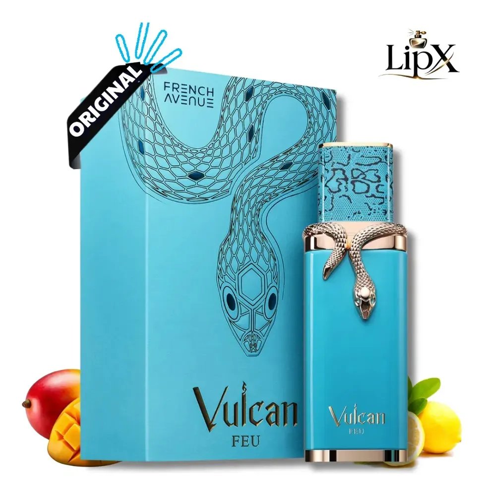 Perfume Arabe Vulcan Feu Citrico Frutado Edp 100ml Lipx