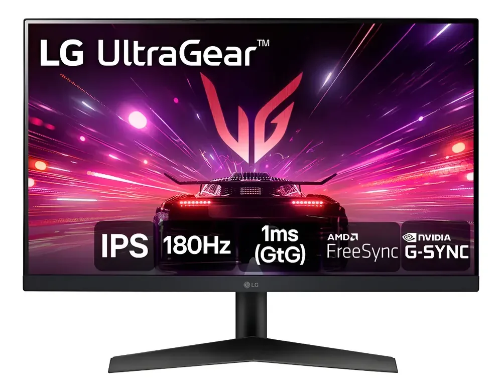 Monitor Gamer LG Ultragear 24 180hz 1ms Full Hd Ips Bivolt Preto 127/220v