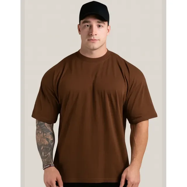 Camiseta Oversized Masculina Treino Academia Estilo Casual