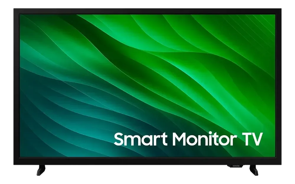 Smart Tv Samsung 32'' Hd Tizen Hdr Wi-fi Hdmi Monitor Bivolt Preta Preto