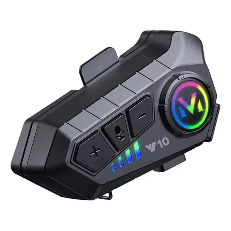 Fone Bluetooth Capacete Moto Y10 Resistência Água Ip