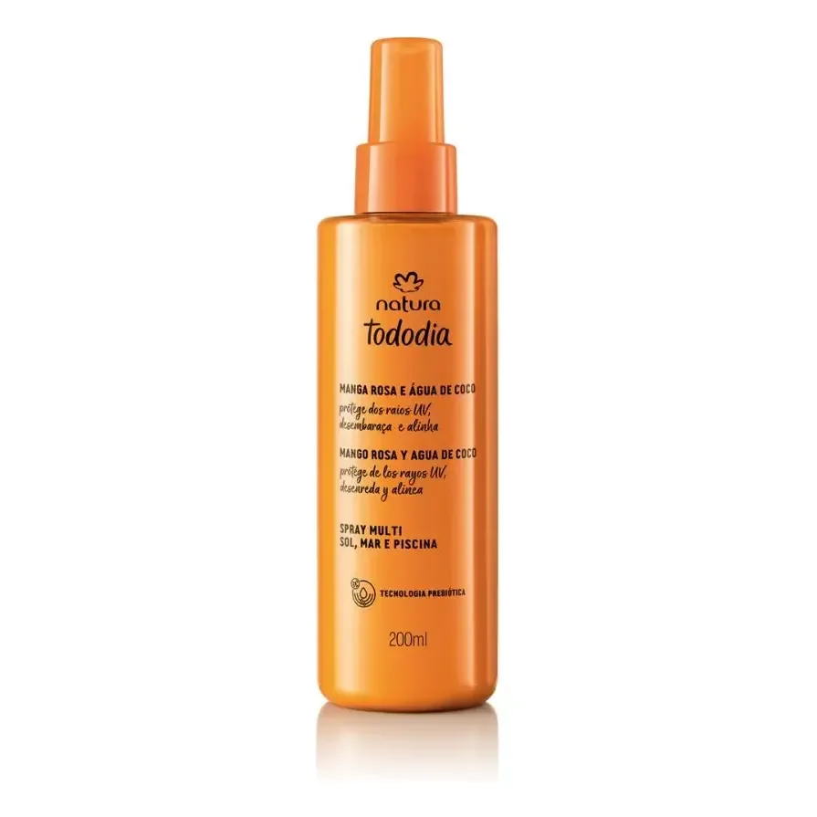 Spray Multi Sol Natura Tododia Manga Rosa Água De Coco 200ml