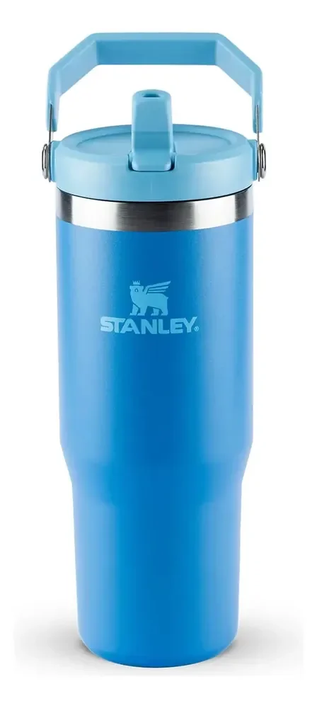 Garrafa Térmica Stanley Flip Straw Hidratação 887ml Azul