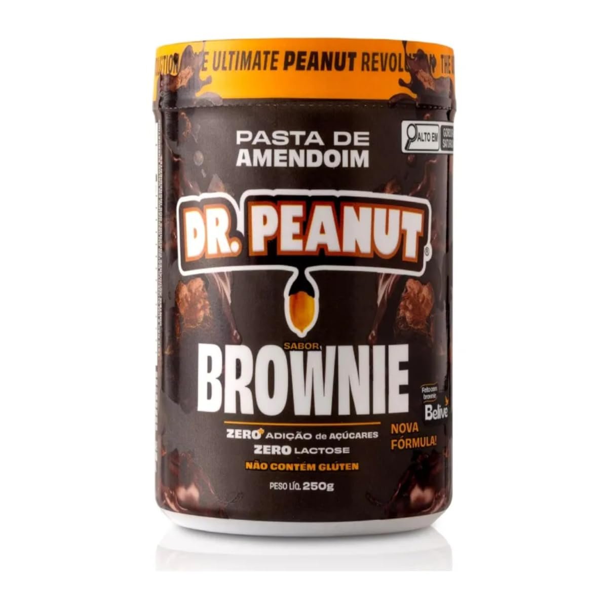 DR. Peanut Pasta de Amendoim Brownie 250G - Com Whey Protein