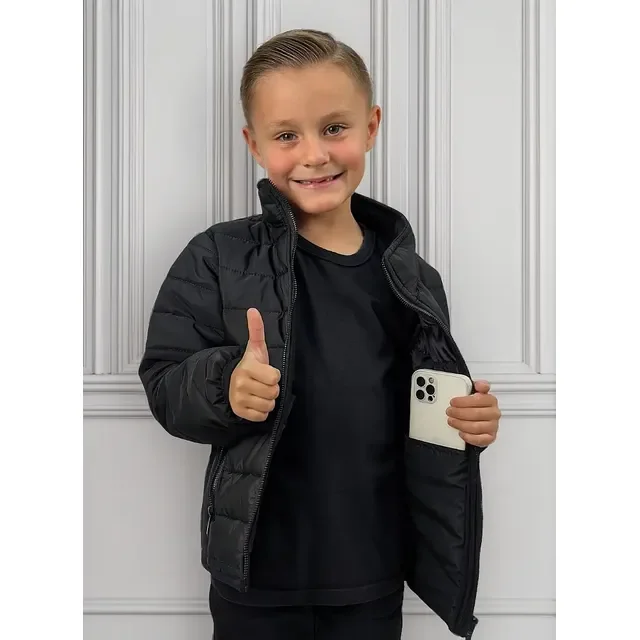 Jaqueta Infantil Puffer Bobojaco De Gominho Casaco Para Frio