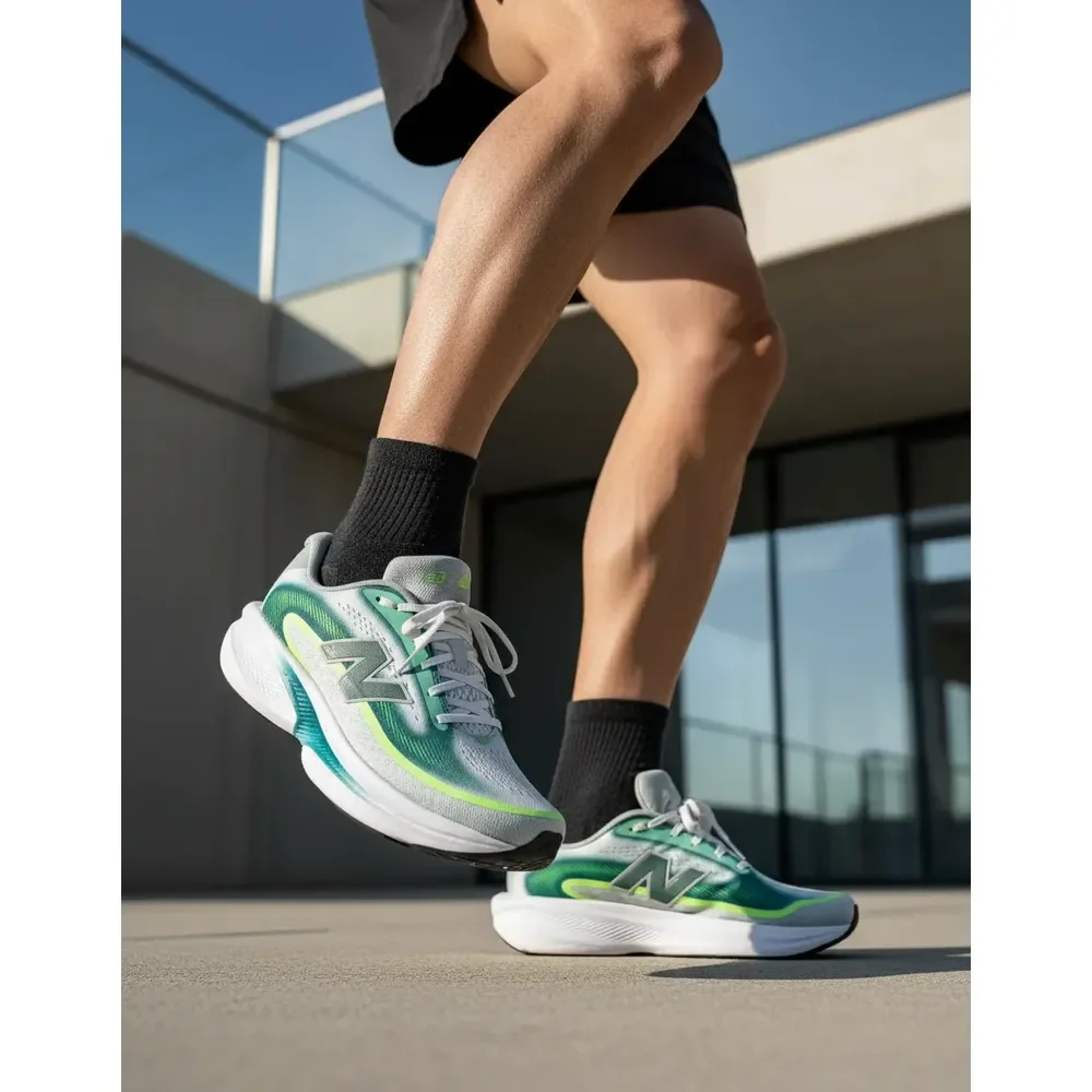 Tênis New Balance De Corrida Fresh Foam Ellipse Masculino  Verde 38 Br