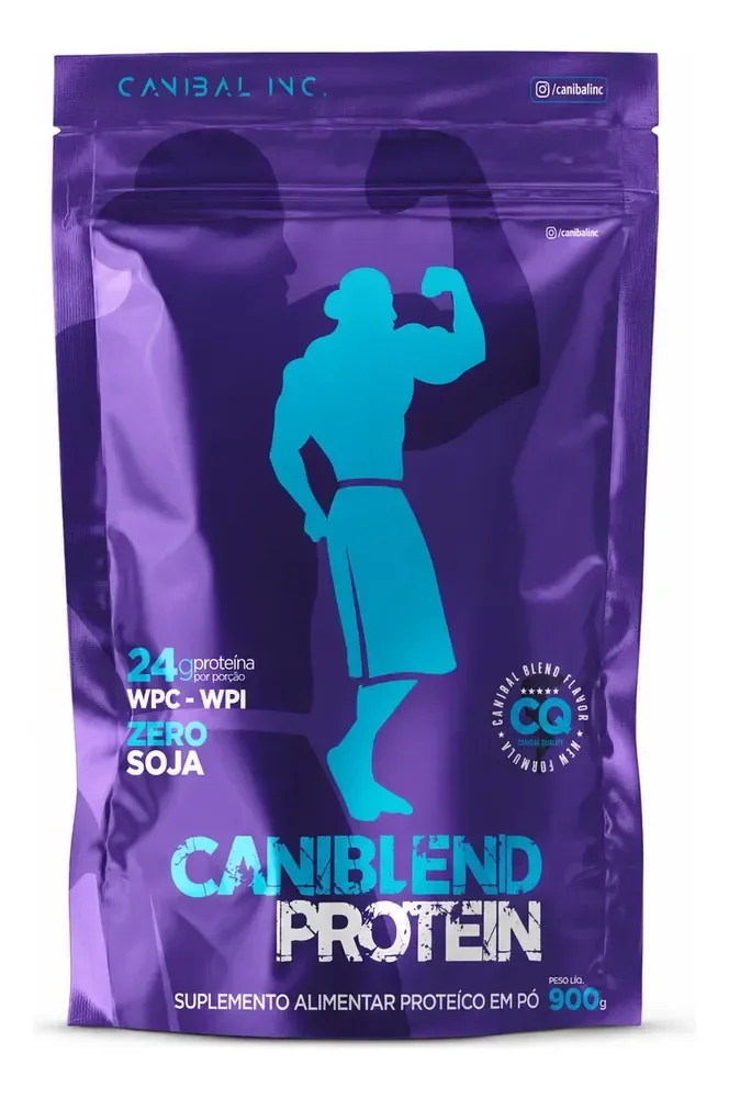 Whey Protein Caniblend Canibal Refil 900g Chocolate