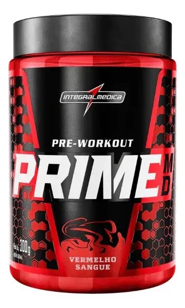 Pré-Treino Prime MD Frutas Vermelhas 300g Integralmédica