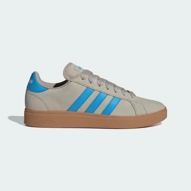 Tênis Masculino Grand Court Base 00s adidas Wonbei/luaq/gum10 Liso 42 Br