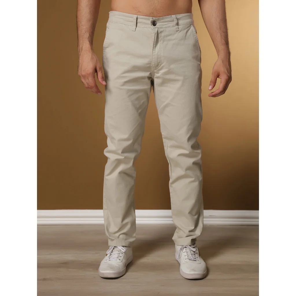 Calças Sarja Masculina Alfaiataria Esporte Fino Bolso Faca Bolso Embutido