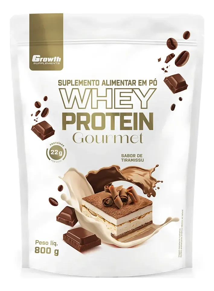 Whey Protein Gourmet 800g Growth Supplements - Tiramisu Tiramisu