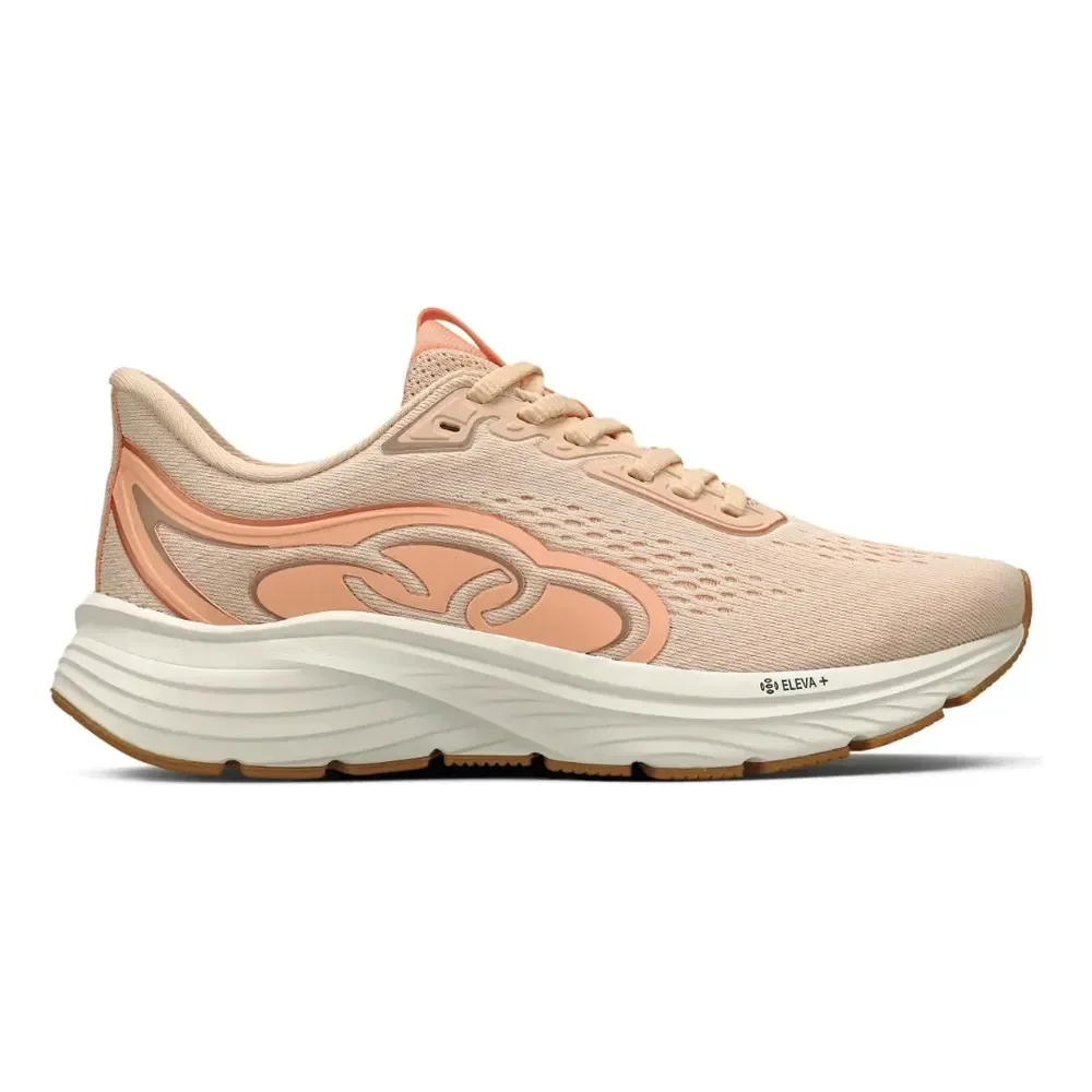 Tênis Feminino Veloz 3 Olympikus Pessego Claro Lisa 38 Br