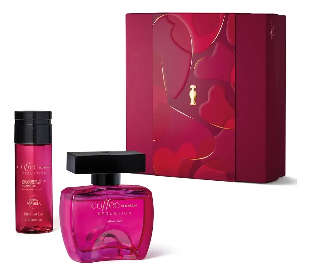 Presente Feminino Coffee Woman Seduction (2 Itens) O Boticário - Original. Com Fragrância Irresistível E Sensual
