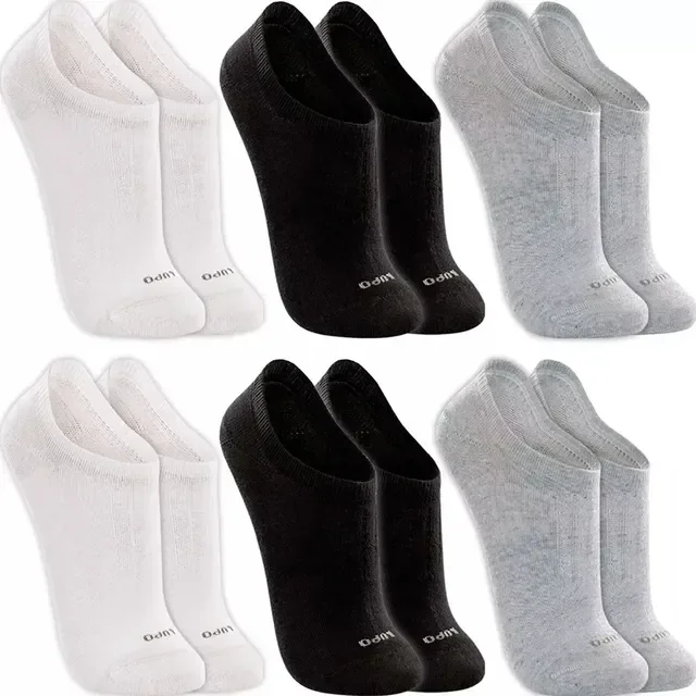 Kit Com 6 Pares De Meia Soquete Algodão Adulto Lupo Sport
