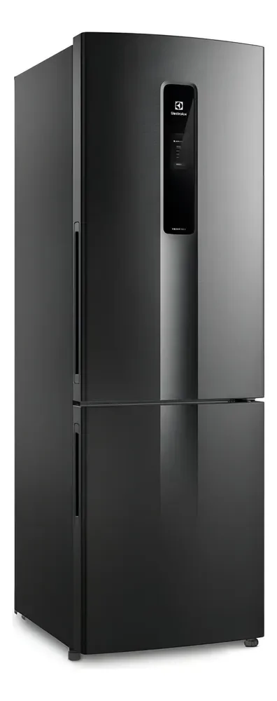 Geladeira Electrolux Frost Free Inverter 400l Efficient Autosense E Rapid Freeze Inverse Black Inox Look (ib6b) Bivolt 127/220v
