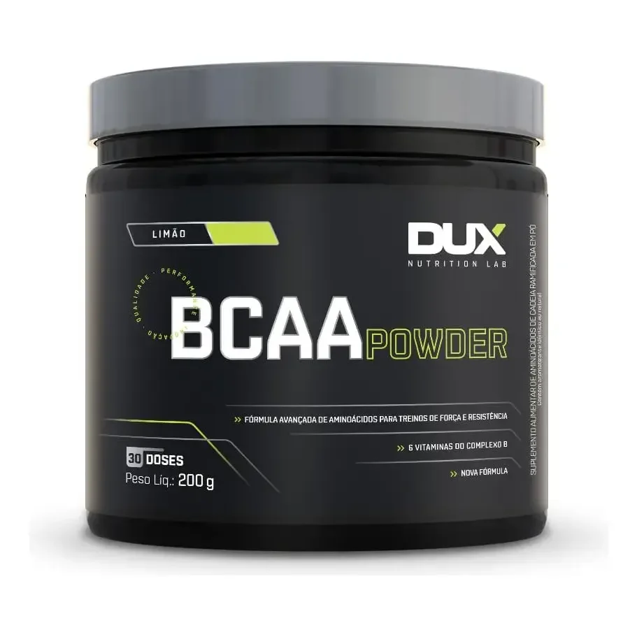 Bcaa Powder Dux Nutrition Pote 200g Sabor Laranja