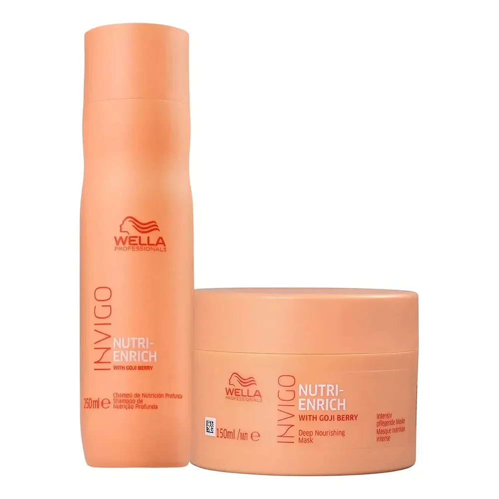 Kit Wella Pro Invigo Enrich - Sh E Másc