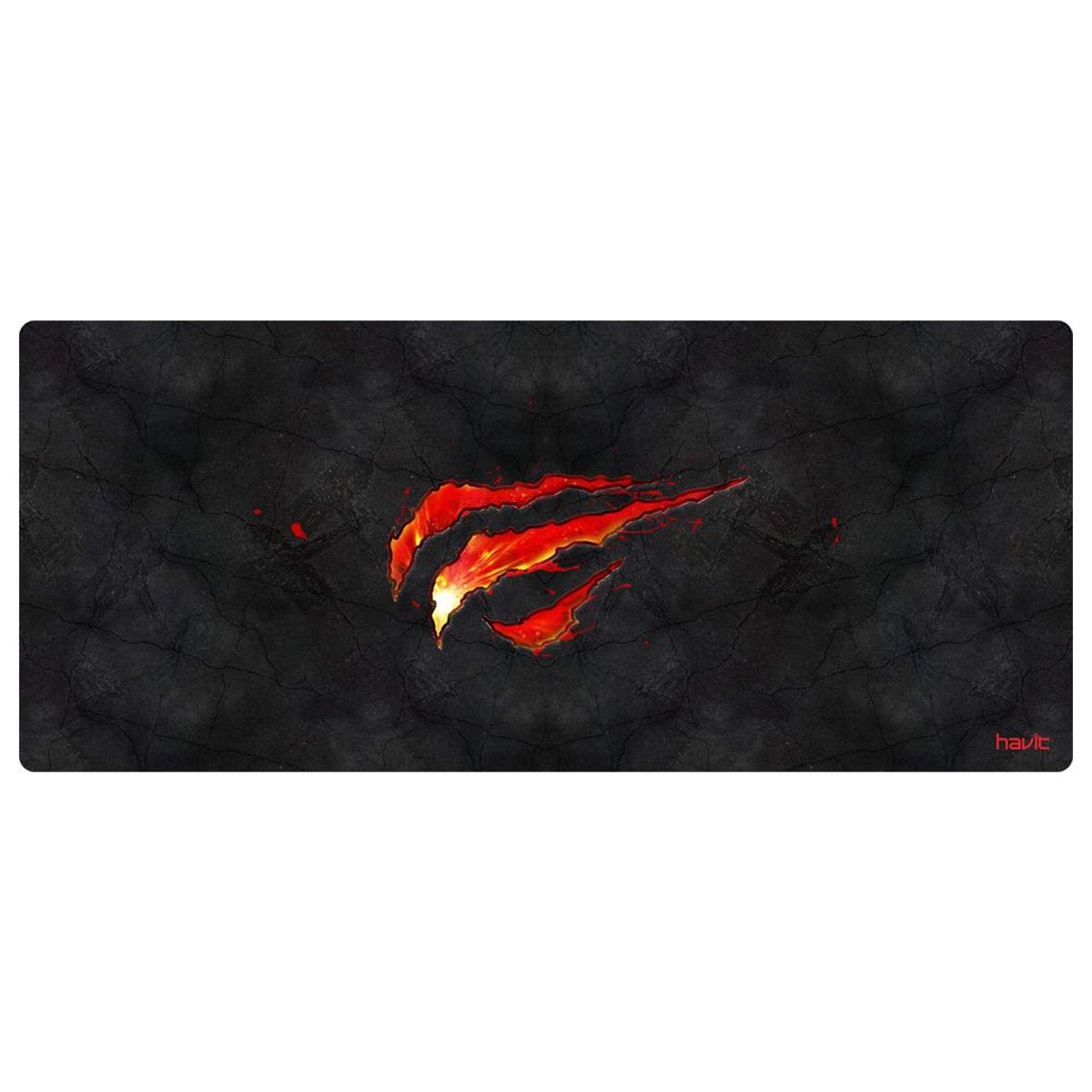 Havit Mouse Pad Grande 70 X 30 Cm Gamer, Hv-MP861, Movimento Suave e Preciso, Costurado, Preto