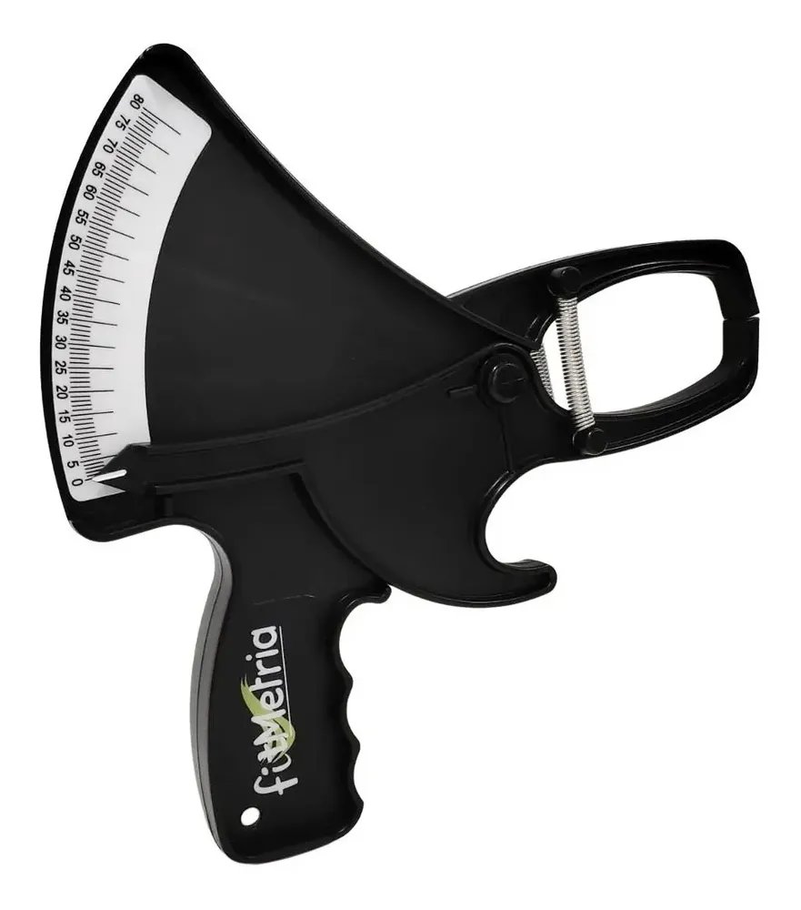 Fitmetria Adipômetro Plicômetro Clínico Medidor De Gordura Corporal Cor Preto