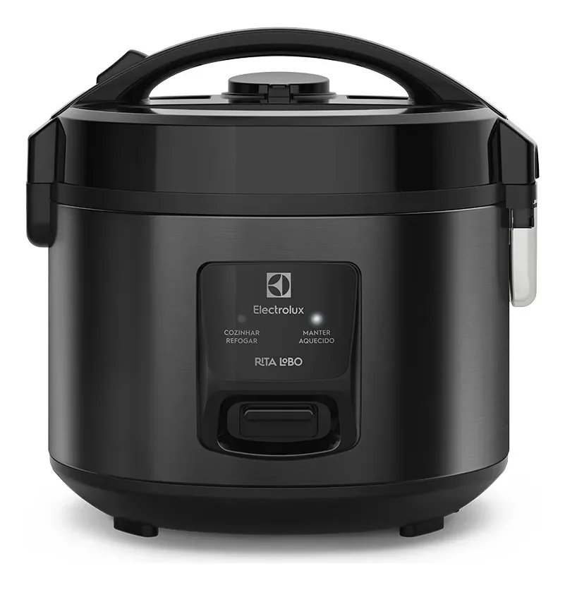 Panela de Arroz Elétrica Electrolux 2L Preta Efficient Visor Glass por Rita Lobo ERC10