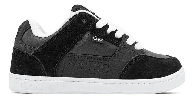 Tênis Qix Skate Retrô Am | Preto Branco - Original + Nf