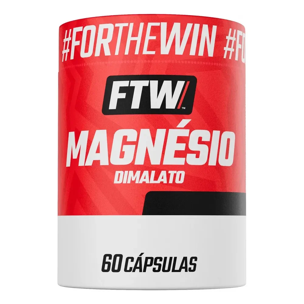 Magnésio Dimalato Pote 60 Capsulas - Ftw Sem Sabor