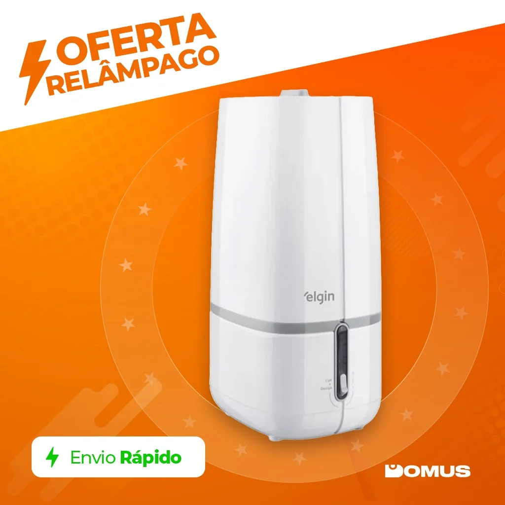 Umidificador Ultrassônico de Ar 2L Elgin Digital