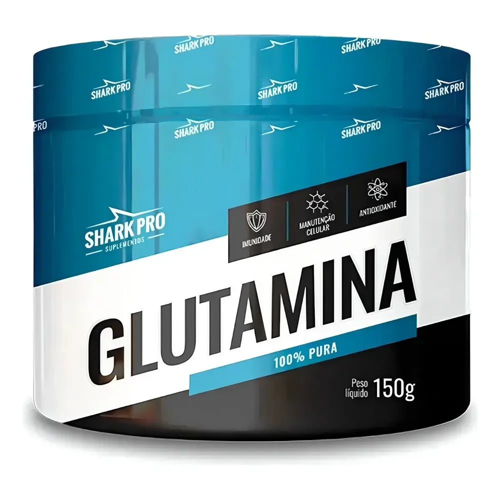 Glutamina Micronizada Pote 150g Sabor Natural Shark Pro