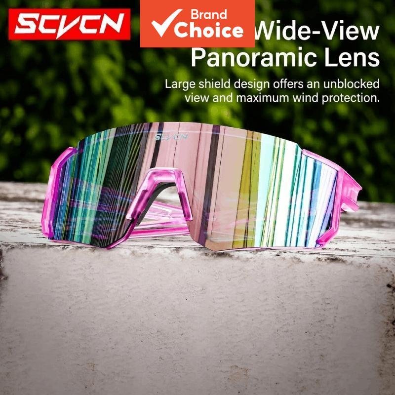 Scvcn UV400 Óculos De Sol Para Ciclismo Homens , Verão , Esportes Ao Ar Livre , Bicicleta , Proteção Elegante E Confortá