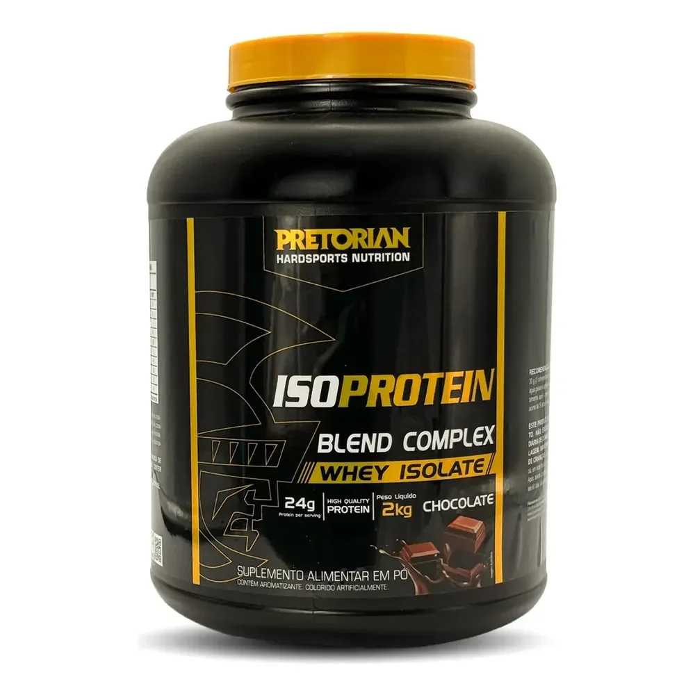 Whey Protein Isolado Iso Protein Blend Complex 2kg Pretorian Sabor Chocolate