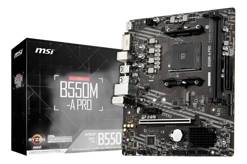 Placa-mãe Am4 Msi B550m A Pro Msi