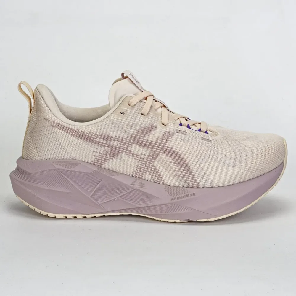 Tênis Asics Novablast 5 Feminino Corrida - Caminhada Rosa/bege 39