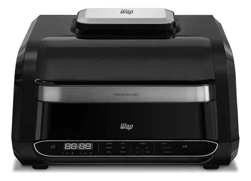 Fritadeira Elétrica Air Fryer 8 em 1 Wap Barbecue Heat Digital Wc Ab1030