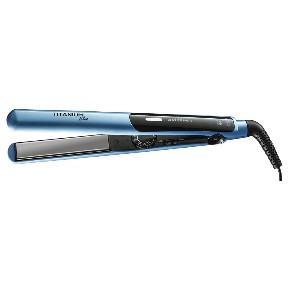 Prancha, Titanium blue, 35w, Azul, Bivolt, Britânia