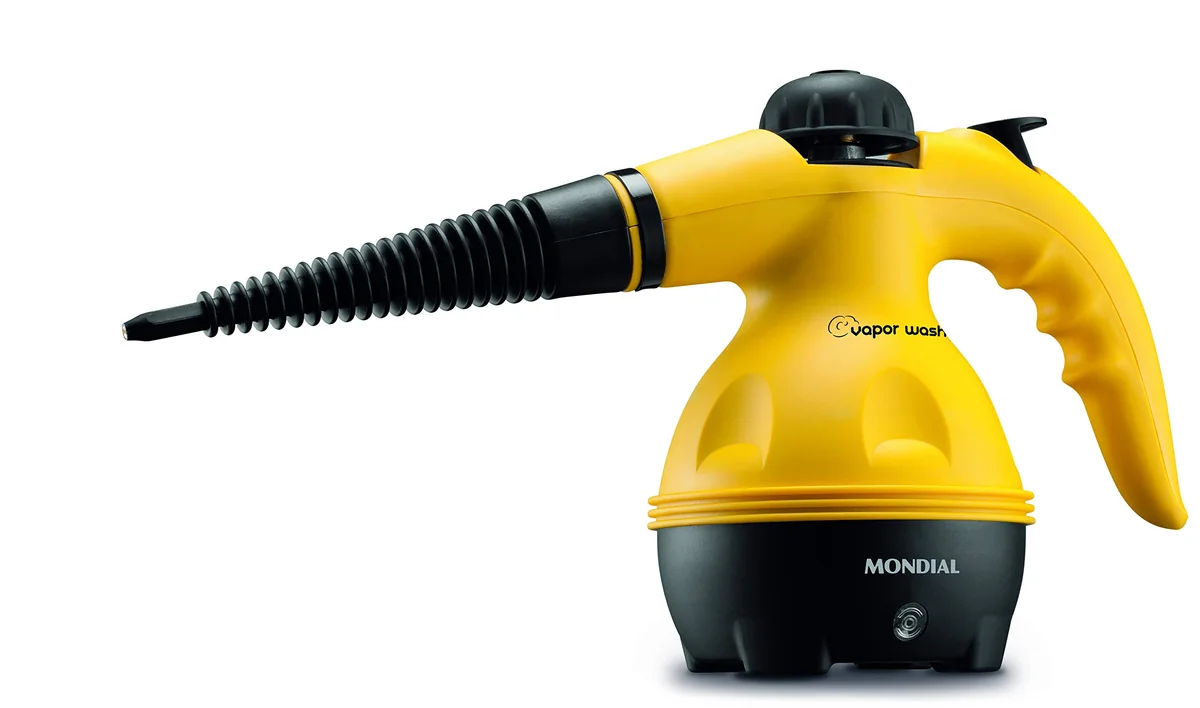 MONDIAL Higienizador Vapor Wash, Amarelo/Preto, 1000W, 110V - HG-01