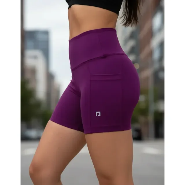 Shortinho Para Corrida Academia Feminino Com Bolsos