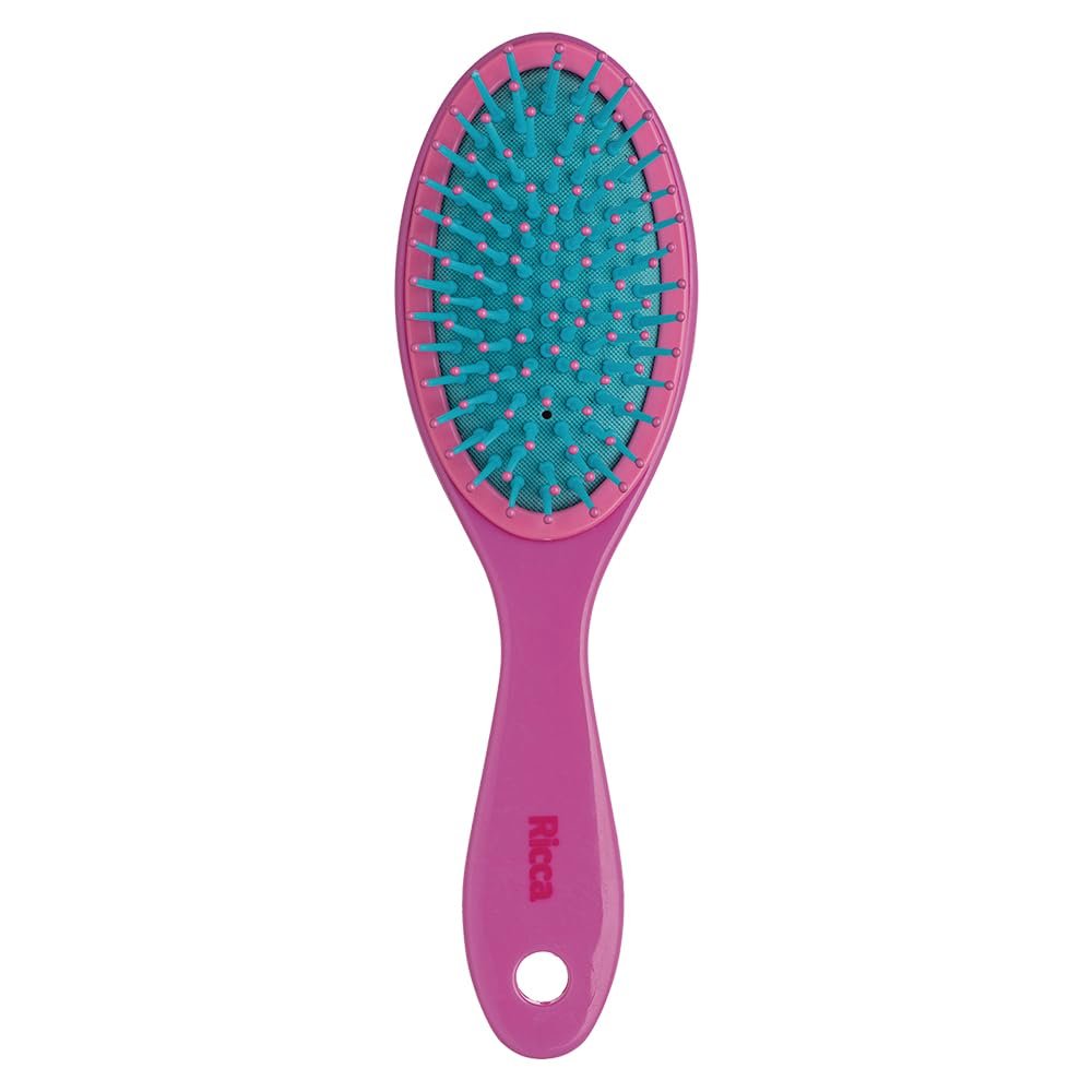 Ricca_ Escova de Cabelo Oval- Cores Sortidas